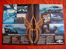 1978 Chevrolet Monza Spyder - Original Print Car Ad - Excellent Condition 1978 Chevrolet Monza Spyder - Original Print Car Ad - Excellent Condition