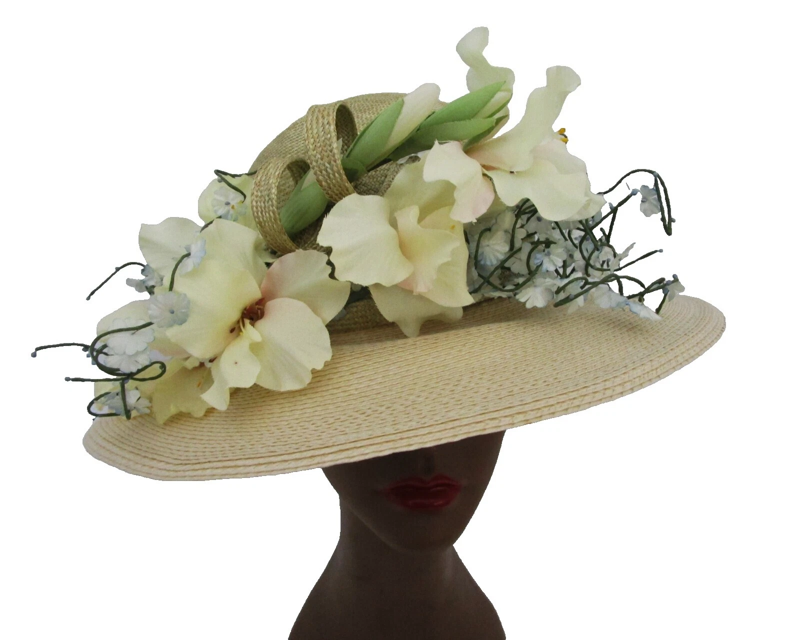 Arts & Crafts Sombreros vintage de Ala Ancha para Mujer