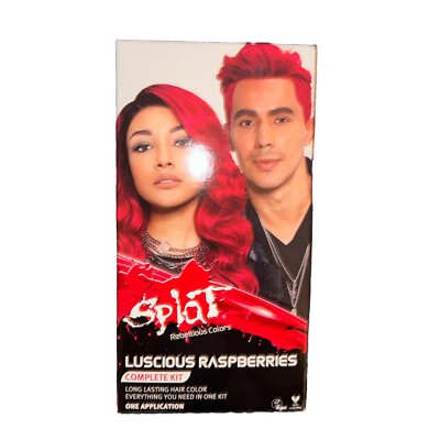 New Splat Complete Kit Bleach & Peroxide Luscious Raspberries Blemished
