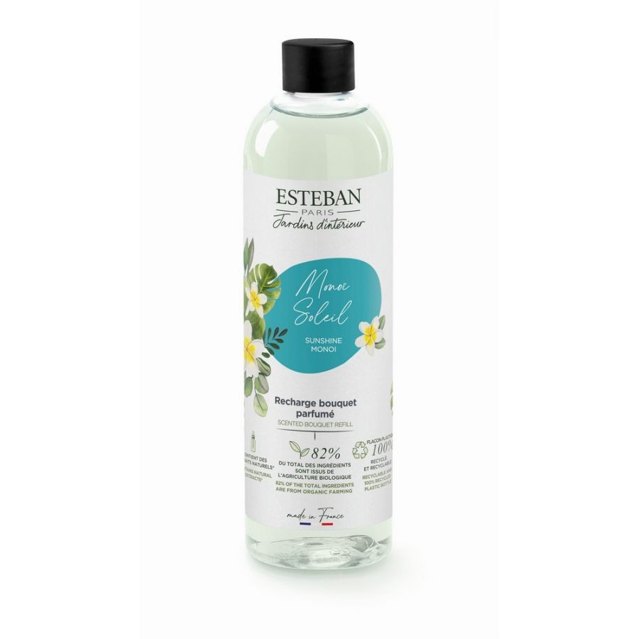 ESTEBAN PARIS RICARICA DIFFUSORE A BASTONCINO 250 ML MONOI SOLEIL JARDIN STICK