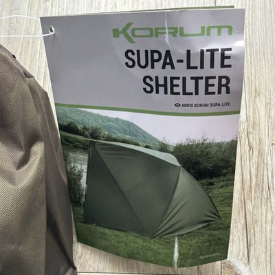 Korum Supa-Lite Shelter Compact Fishing Supa Lite Waterproof Brand New