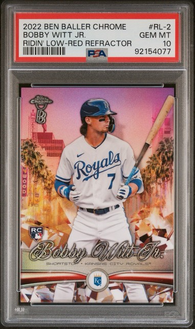 Bobby Witt Jr. 2022 Topps Topps Chrome Rookie Red Refractor