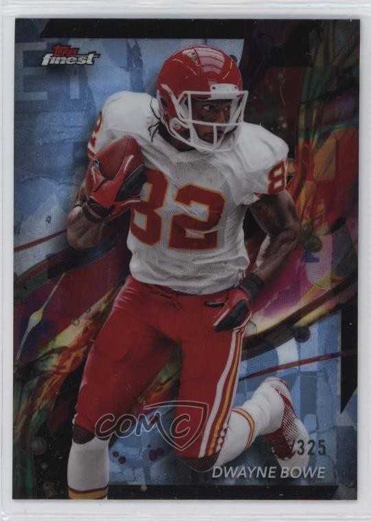 2024 Topps Finest Common Sky Blue Refractor /325 Dwayne Bowe #39 0wr9