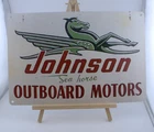 Johnson Seahorse Outboard Motors Tin Sign Vintage Style 12x8