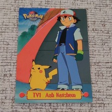Pokémon Topps Ash Ketchum TV Animation Edition TV1 Trading Card 1999