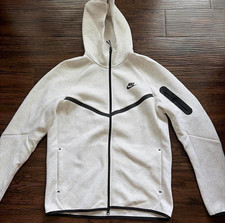Nike Mens Big & Tall MT White Full Zip Hooded...