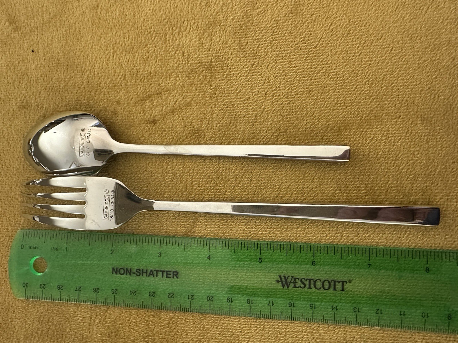 SERVICE FOR 8+ Serving Set Cambridge Chop Conversation 18/10 Stainless **MINT** thumbnail 16