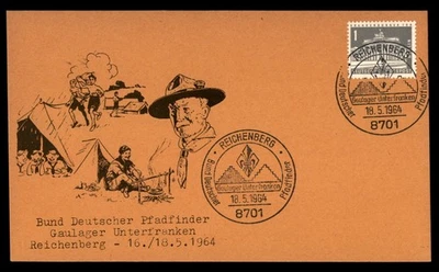 Mayfairstamps Germany 1964 Boy Scouts Camp Baden Powell Cover cca_48601 - Image 1 of 2