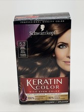 Schwarzkopf Keratin Color Gray Coverage Permanent Hair Color 5.3 BERRY BROWN
