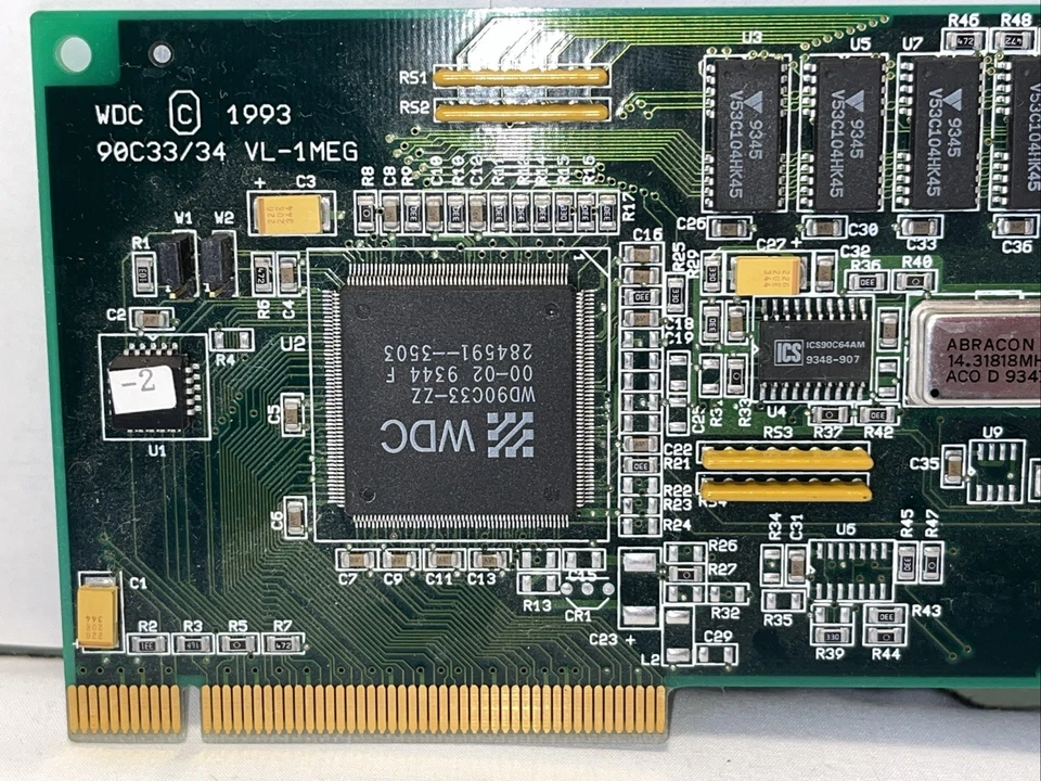 WDC MATROX 1X0-0247-007 / VLB GATEWAY 2000 VGA Powergraph C33 1.0 Graphics Card - Image 3 of 4