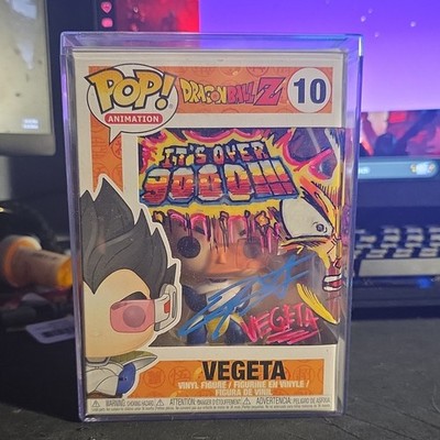 Funko Pop! Animation Dragon Ball Z Vegeta #10 Signed Collectible Figure S-101681