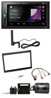 Pioneer MP3 DAB Lenkrad 2DIN Bluetooth Autoradio für Citroen C2 C3 Berlingo Jump