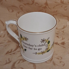 Vintage Royal Worcester “Thursdays Child” Mug c1970’s