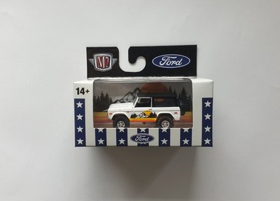 1976 Ford Bronco - White Mountain Sun **** M2 Machines Box 1:64