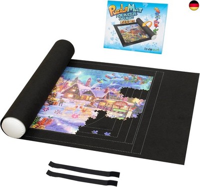 Lavievert Puzzlematte zur Aufbewahrung von Puzzles mit Hilfsleine für bis zu 