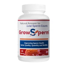 Grow Sperm 30 Veg Capsules Natural Answer To Low Sperm Count Male Fertility Sup
