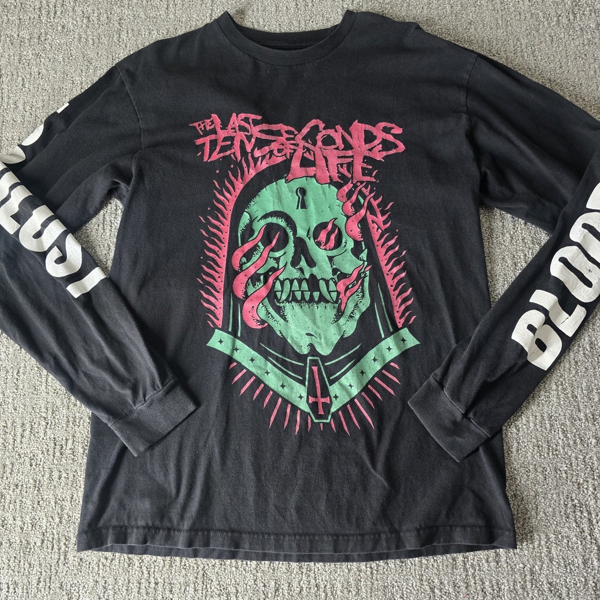 The Last Ten Seconds Of Life Long Sleeve Shirt Deathcore Gothic 