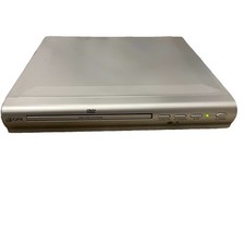 GPX Silver DVD CD Player No Remote Model D1816 Untested- Power Cord Included
