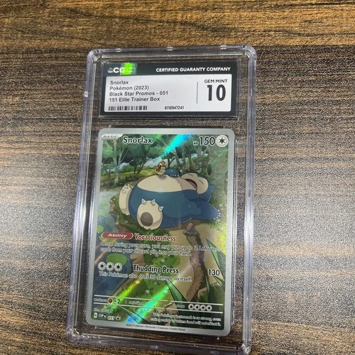 CGC 10 Snorlax 051 2023 Black Star Promos - Scarlet & Violet SVPEN 151