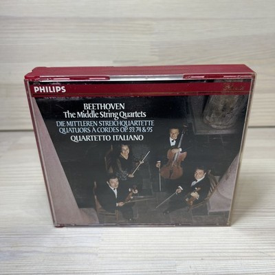 QUARTETTO ITALIANO- Beethoven Nos. 7-11 The Middle String Quartets 3 Cd Set