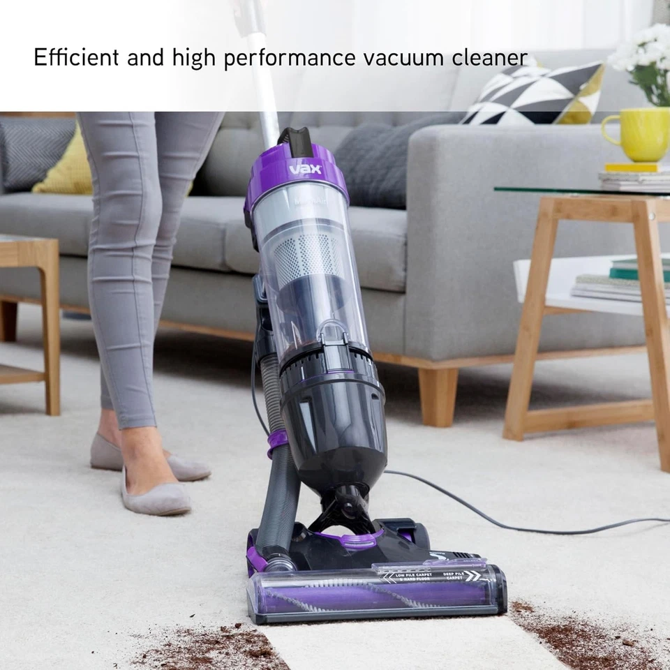 Vax Mach Air Multi-Cyclonic Upright Vacuum Cleaner - Lightweight 820W Purple - Image 2 of 4