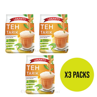 Lakanto Teh Tarik Instant Milk Tea 3 packs | Naturally Sweetened