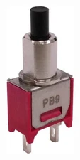 5pc MULTICOMP PRO 'MP-PB9-BB00AQE-5 Pb Switch, Spst-No-Dm, 1A, 125Vac/28Vdc