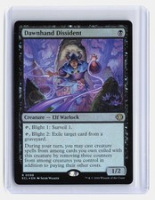 Dawnhand Dissident MTG Lorwyn Eclipsed #R 0098 Rare FOIL Creature