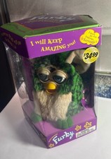 Furby Turtle Green Black - SEALED - Vintage