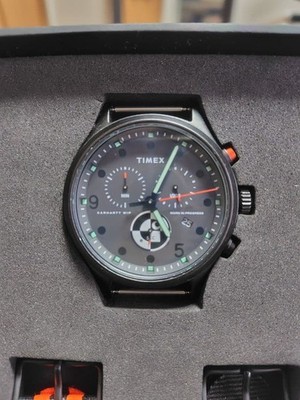 TIMEX Carhartt WIP Range Allied Chronograph Black & Orange Watch from Japan
