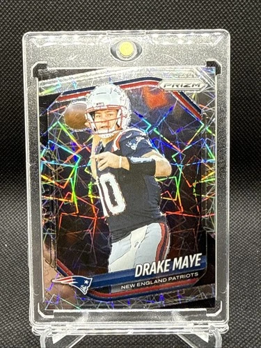 2025 Panini Prizm Drake Maye Lazer Prizm!! #165 Patriots