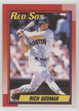 1990 Topps Rich Gedman #123 0f3j