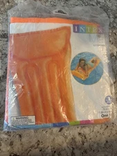 Intex Inflatable Orange Pool Mat 72"x27" Economat Float 2013 NEW Sealed