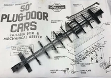 Athearn HO Blue Box Kit Parts - 50' Box Car Underframe Part #13106 1 Piece NEW!