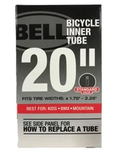 Standard Bicycle Inner Tube 20" x 1.75" - 2.125" Black