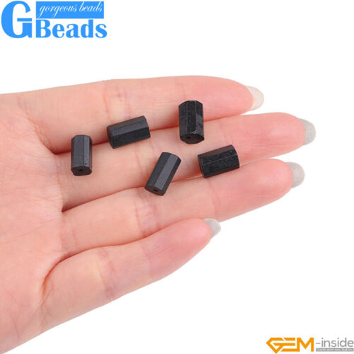 Natural Assorted Gemstone Faceted Tube Column Beads for Jewelry Making 8x12mm - Picture 76 of 192