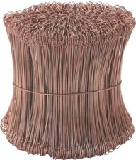 Podwójny drut do wiązania betonu 1,0x180mm miedziany do wiertarki (1000 sztuk)
