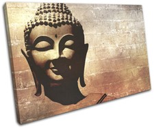 Buddha Buddhism Zen Spiritual Religion SINGLE CANVAS WALL ART Picture Print