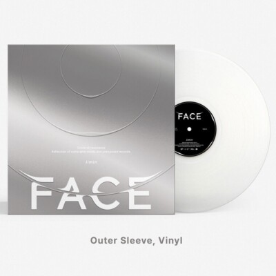 JIMIN BTS - Face Album Color LP +Booklet+Envelope+2 Photo Card+