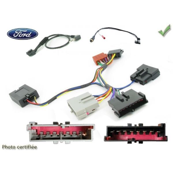 Commande au volant Ford Galaxy 2000-2006 avec touches rétroéclairées