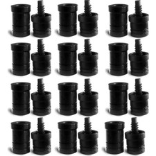 6/12 Sets Premium Joint Protectors For Pool Cues Billiard Stick 3/8x10 Butt Caps