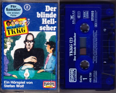 MC TKKG 2 - Der blinde Hellseher - EUROPA Logo! - Für Sammler