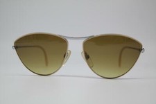 Vintage Rodenstock 7056 Gold Silver Oval Sunglasses Glasses NOS
