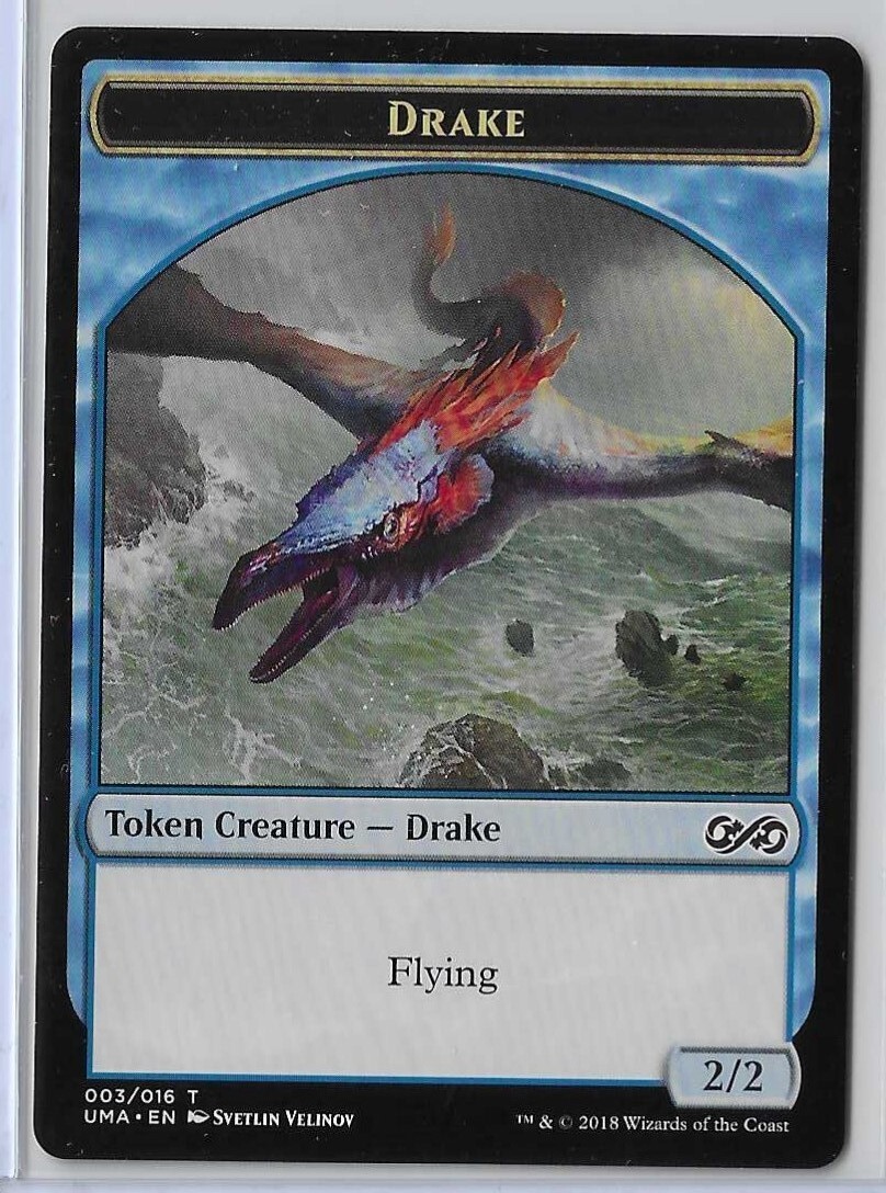 MTG Drake Ultimate Masters (UMA) Token Magic Card #003/016 Unplayed