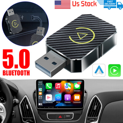 2025 Wireless Carplay Adapter Android Auto Adapter USB Car Dongle Connect Box_