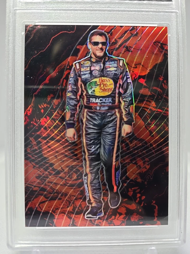 2021 Prizm Tony Stewart Lava Flow SSP #LF-5 Case Hit Golden Grading MINT 9 L👀k! - Image 2 of 4