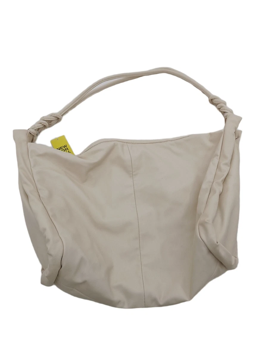 Zara cream online bag