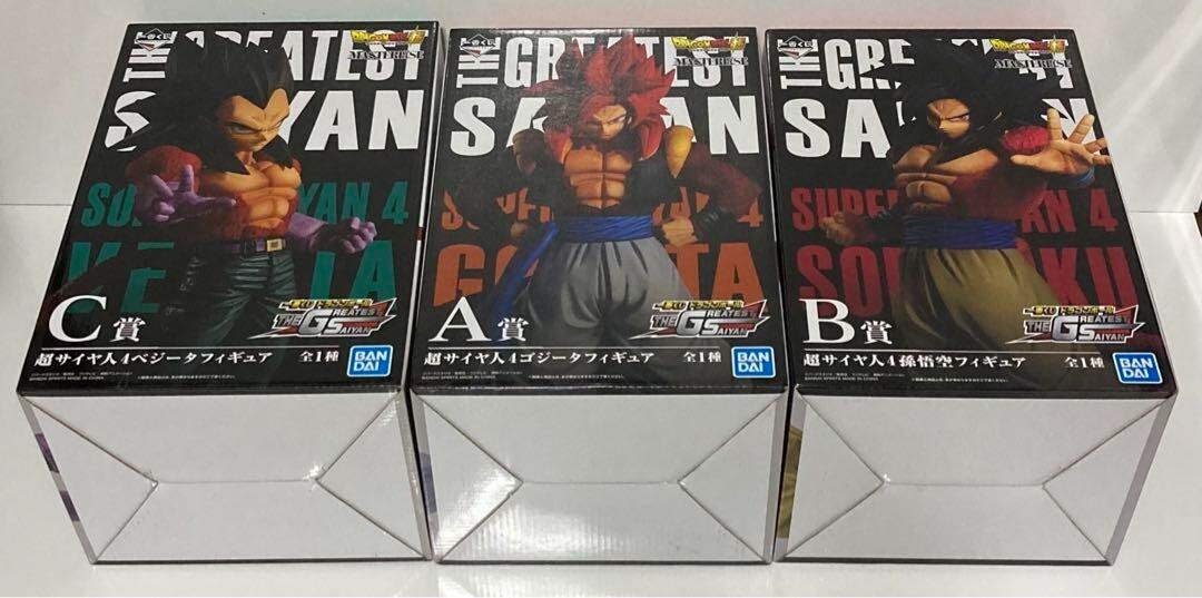 Dragon Ball Ichiban Kuji Greatest Saiyan Prize A B C Figure Used