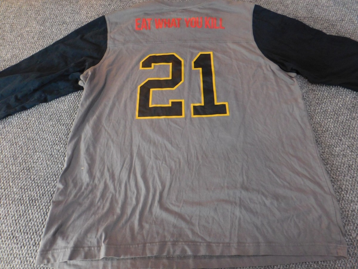 Puma Mens Shirt 2XL XXL gray eat what you kill graphic | eBay