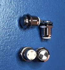 4 NewUSA Momentary Push Button Switch 12v Waterproof Power Push Button 12mm 2Pin